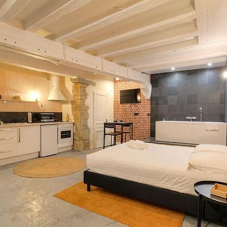 Industrial-Style Studio With Bathtub, Vieux-ליון מראה חיצוני תמונה