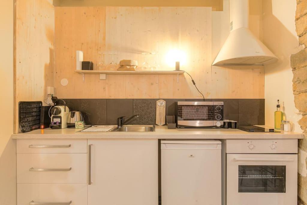 Industrial-Style Studio With Bathtub, Vieux-ליון מראה חיצוני תמונה
